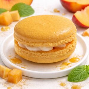 macaron pêche "manon"