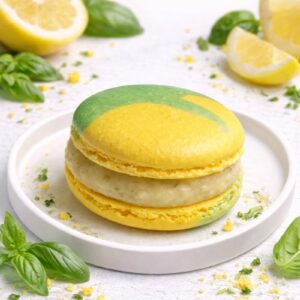 macaron citron basilic "matthias"