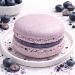 macaron myrtille "lycia"