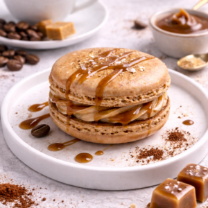 macaron café caramel "marie odile"