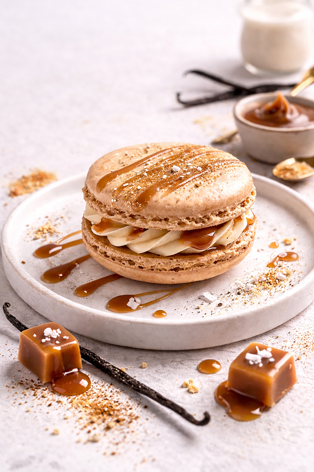 macaron vanille caramel "genna" macaron vanille caramel "genna"