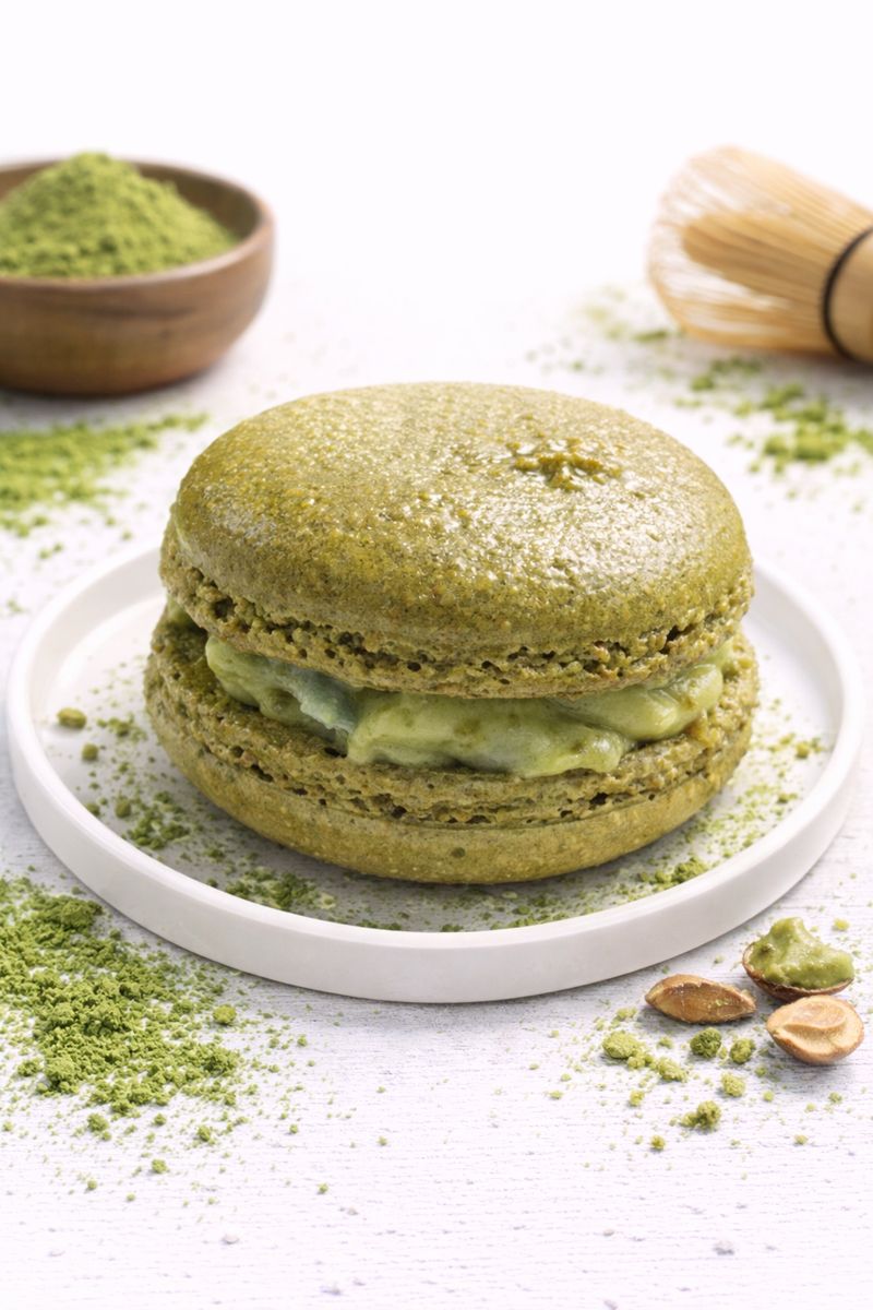 macaron thé matcha "gilles" macaron thé matcha "gilles"
