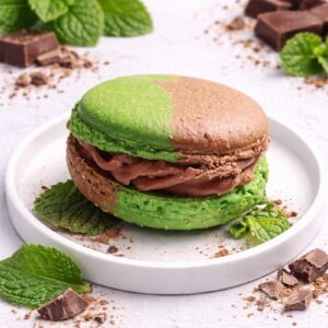 macaron chocolat menthe agnès"