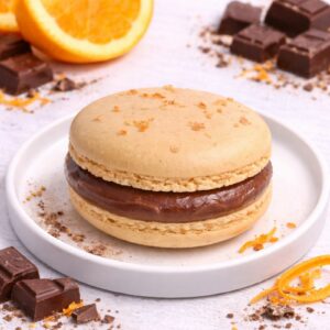 macaron chocolat orange "yoann"