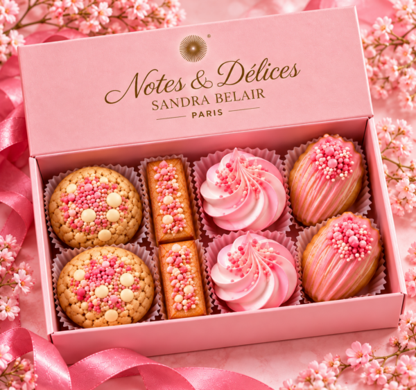 coffret pâtissier rose notes & délices 8